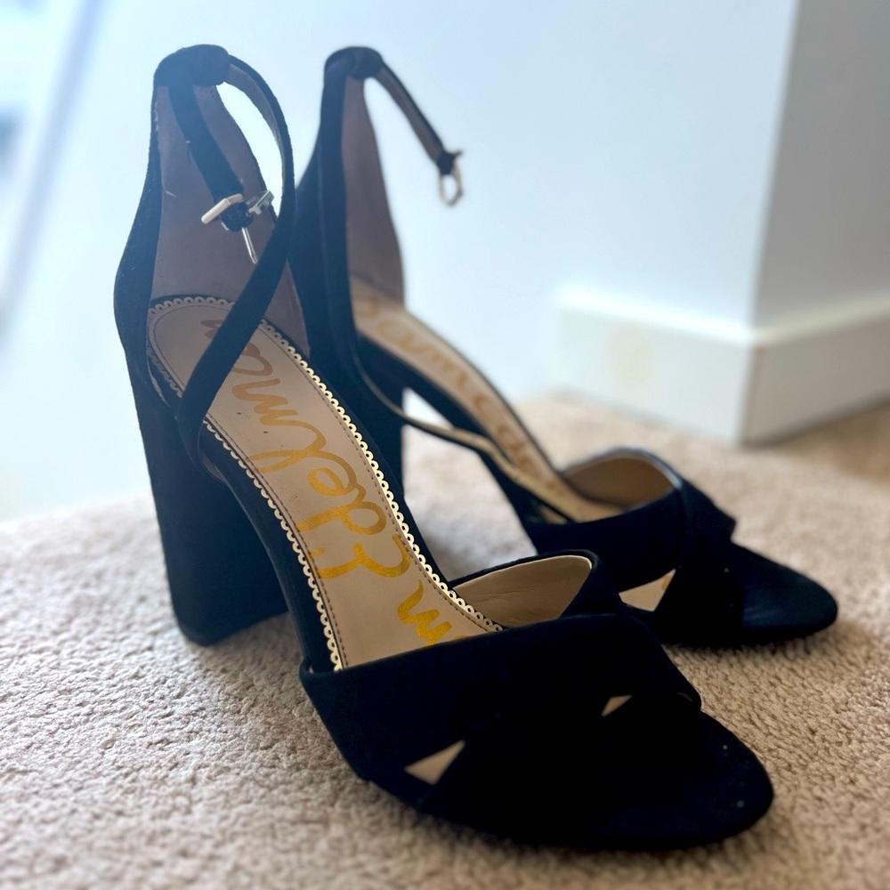 Sam Edelman Yancy Block Heel Ankle Strap Sandal
